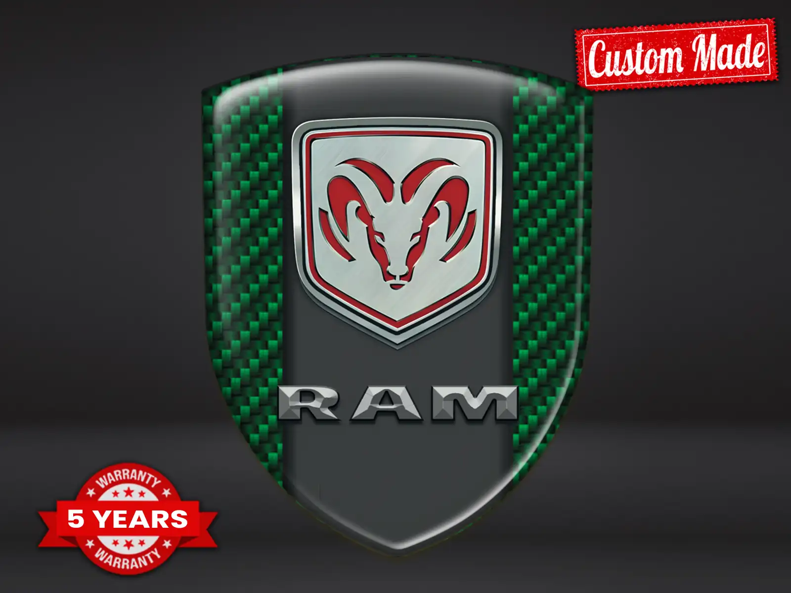 Dodge Resin domed stickers Superior Style Domed Badges